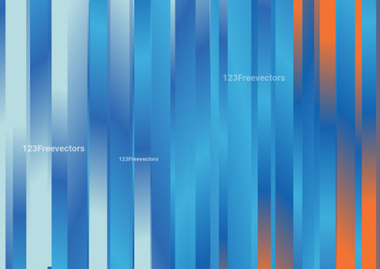 Vertical Stripes Blue and Orange Gradient Background