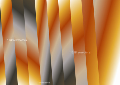 Orange and Grey Gradient Vertical Striped Background Vector