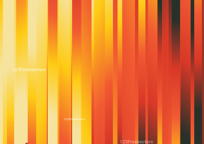 Red and Yellow Gradient Parallel Vertical Stripes Background Vector Image