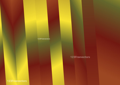 Vertical Stripes Red and Yellow Gradient Background Vector Illustration