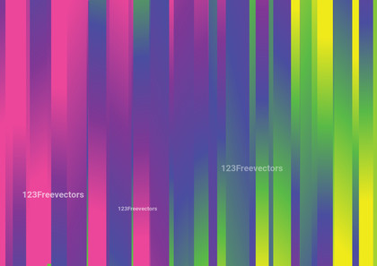 Parallel Vertical Stripes Blue Pink and Green Gradient Background Vector Image