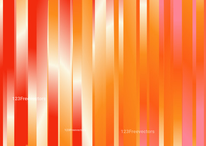 Orange Pink and Red Gradient Vertical Striped Background Illustrator