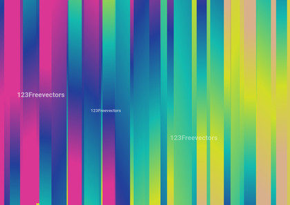 Pink Blue and Yellow Gradient Vertical Striped Background