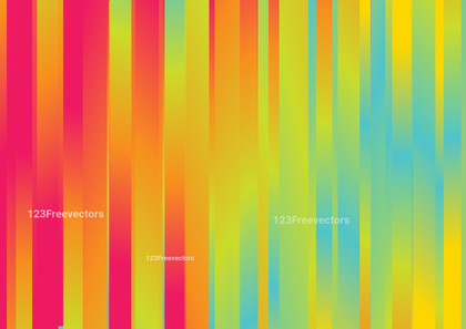 Pink Blue and Yellow Gradient Parallel Vertical Lines Background