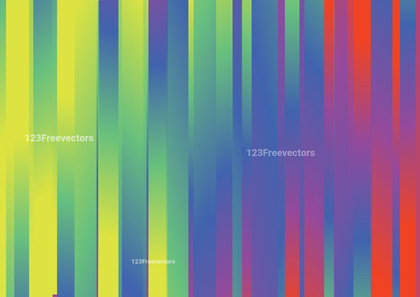 Red Yellow and Blue Gradient Parallel Vertical Stripes Background