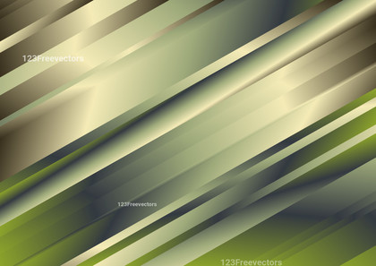 Green and Gold Gradient Diagonal Stripes Background