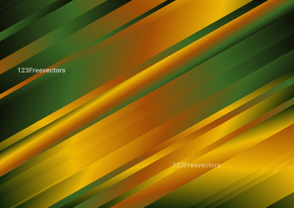 Orange and Green Gradient Striped Background Vector Illustration