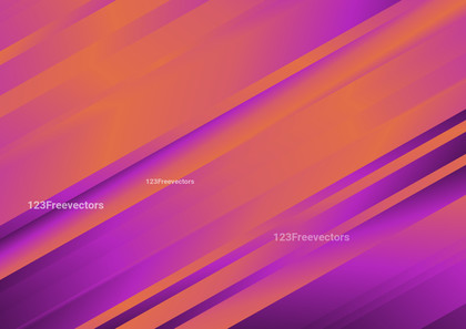 Purple and Orange Gradient Diagonal Lines Background
