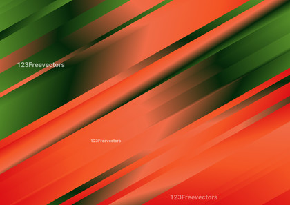 Red and Green Gradient Stripes Background
