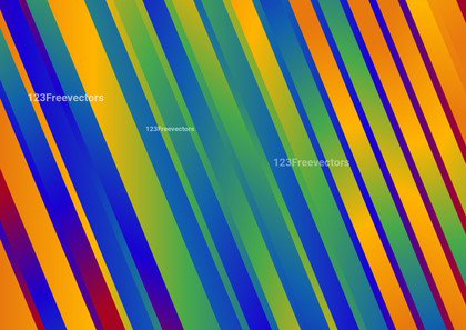 Blue Green and Orange Gradient Diagonal Stripes Background Illustrator