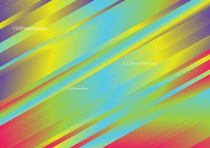 Pink Blue and Yellow Gradient Diagonal Stripes Background Design