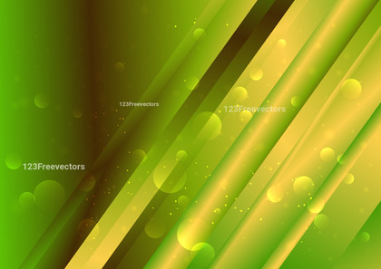 Green and Gold Gradient Diagonal Background