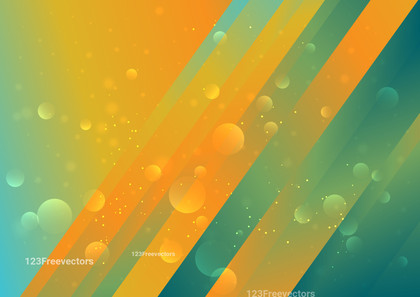Blue Green and Orange Gradient Diagonal Lines Background