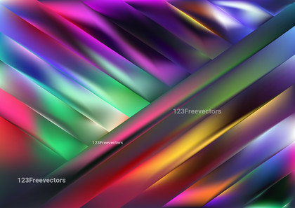 Colorful Abstract Shiny Diagonal Stripes Background