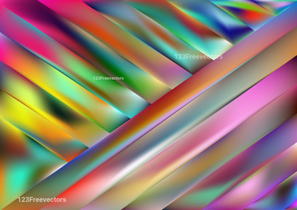 Colorful Shiny Diagonal Stripes Background