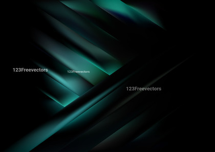 Abstract Black and Turquoise Shiny Diagonal Background Illustrator