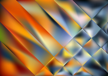 Blue and Orange Shiny Diagonal Background
