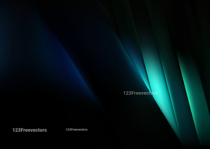 Black Blue and Green Abstract Shiny Diagonal Stripes Background