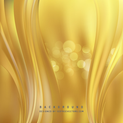 Abstract Gold Wave Background