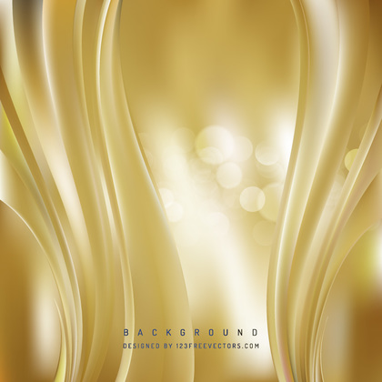 Abstract Gold Curve Background