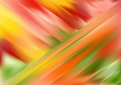 Red Yellow and Green Abstract Shiny Diagonal Stripes Background