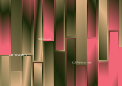 Pink Green and Brown Gradient Cut Stripes Background