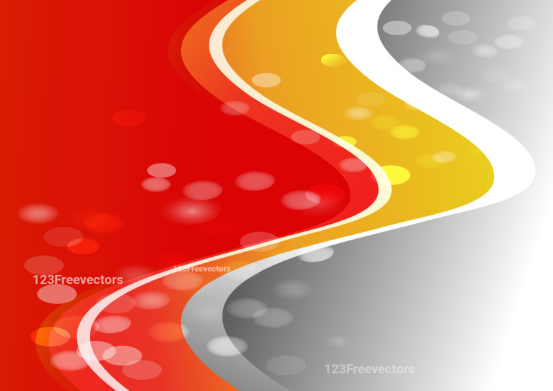 Grey Red and Orange Wave Book Cover Background Graphic