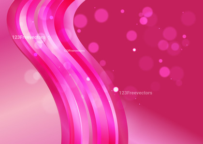 Pink Gradient Wave Book Cover Background Template Vector Graphic