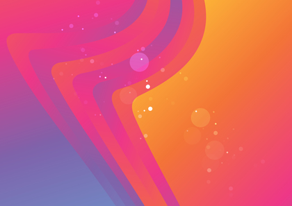 Pink Blue and Orange Gradient Wave Book Cover Background Vector Graphic