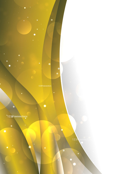 Abstract Dark Yellow Wave Business Background