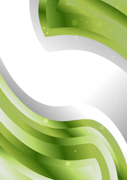 Green and White Wave Business Background