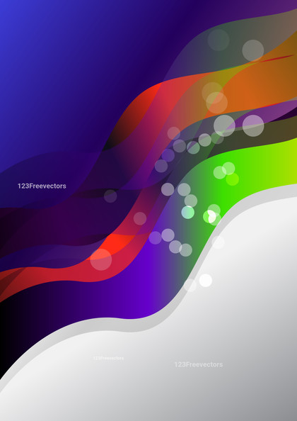 Colorful Gradient Wave Business Background