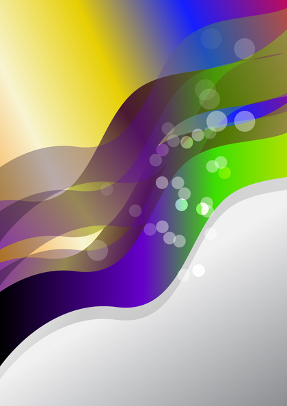Colorful Gradient Business Wave Background