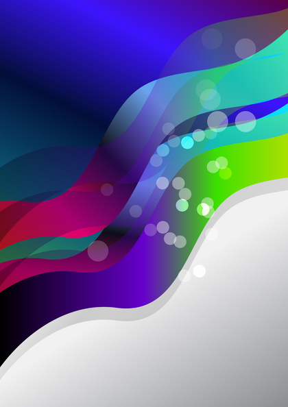 Abstract Colorful Gradient Business Wave Background Graphic
