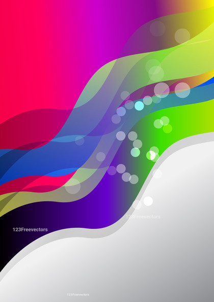 Abstract Colorful Gradient Wave Business Presentation