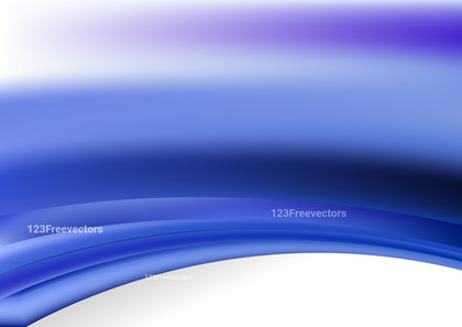 Blue and White Shiny Wave Business Background Illustration
