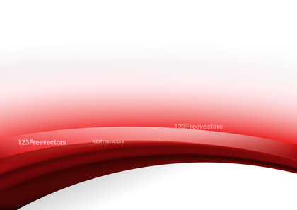 Glowing Red and White Wave Business Background Design Template