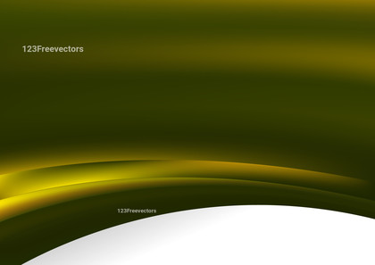 Green and Gold Shiny Wave Business Background