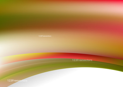 Red Green and Orange Shiny Wave Business Background Image