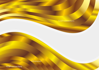 Abstract Gold Business Brochure Background Vector Illustration