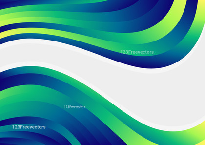 Abstract Blue and Green Business Brochure Template
