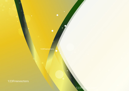 Abstract Green and Yellow Business Brochure Background