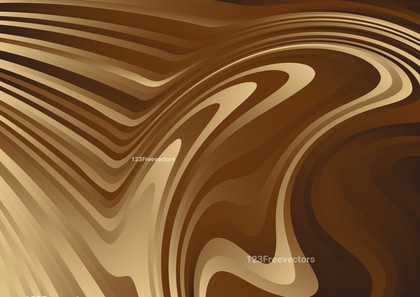 Brown Wavy Ripple Lines Background