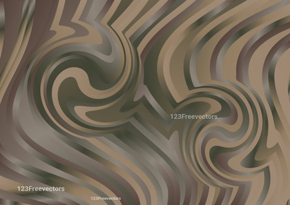 Brown Curvature Ripple Lines Background Vector Eps