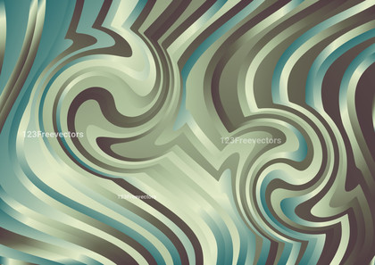 Blue and Brown Wavy Ripple Lines Background