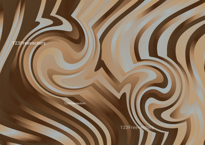 Brown and Grey Abstract Curvature Ripple Lines Background