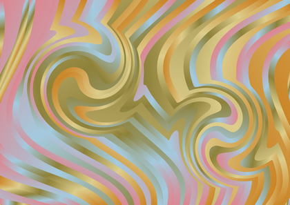 Pink Blue and Orange Curvature Ripple Lines Background