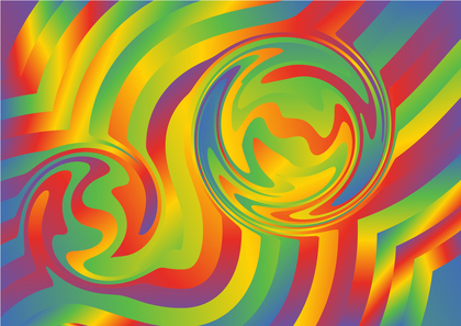 Colorful Abstract Gradient Curved Ripple Lines Background