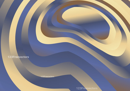 Blue and Brown Abstract Gradient Wavy Ripple Lines Background Image