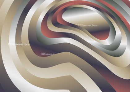 Brown and Grey Abstract Gradient Curved Ripple Lines Background Vector Eps